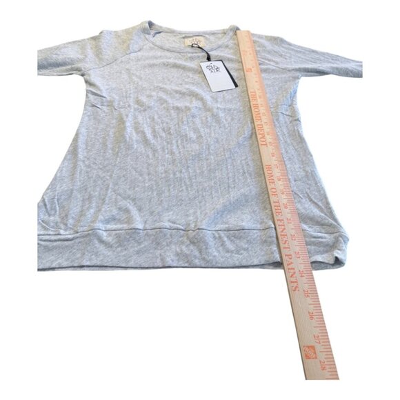 Chaser Long Sleeve Grey Tee Shirt Size Medium - Picture 3 of 9